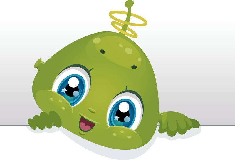 Little alien is born Little alien is born