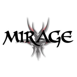 Mirage logo with alien complete icon