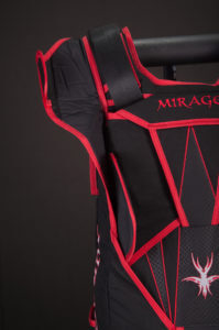 Here, the secondary riser cover is untucked from behind the primary riser cover. Secondary riser cover