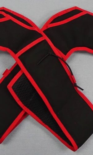 Black/Red Replacement Leg Pads